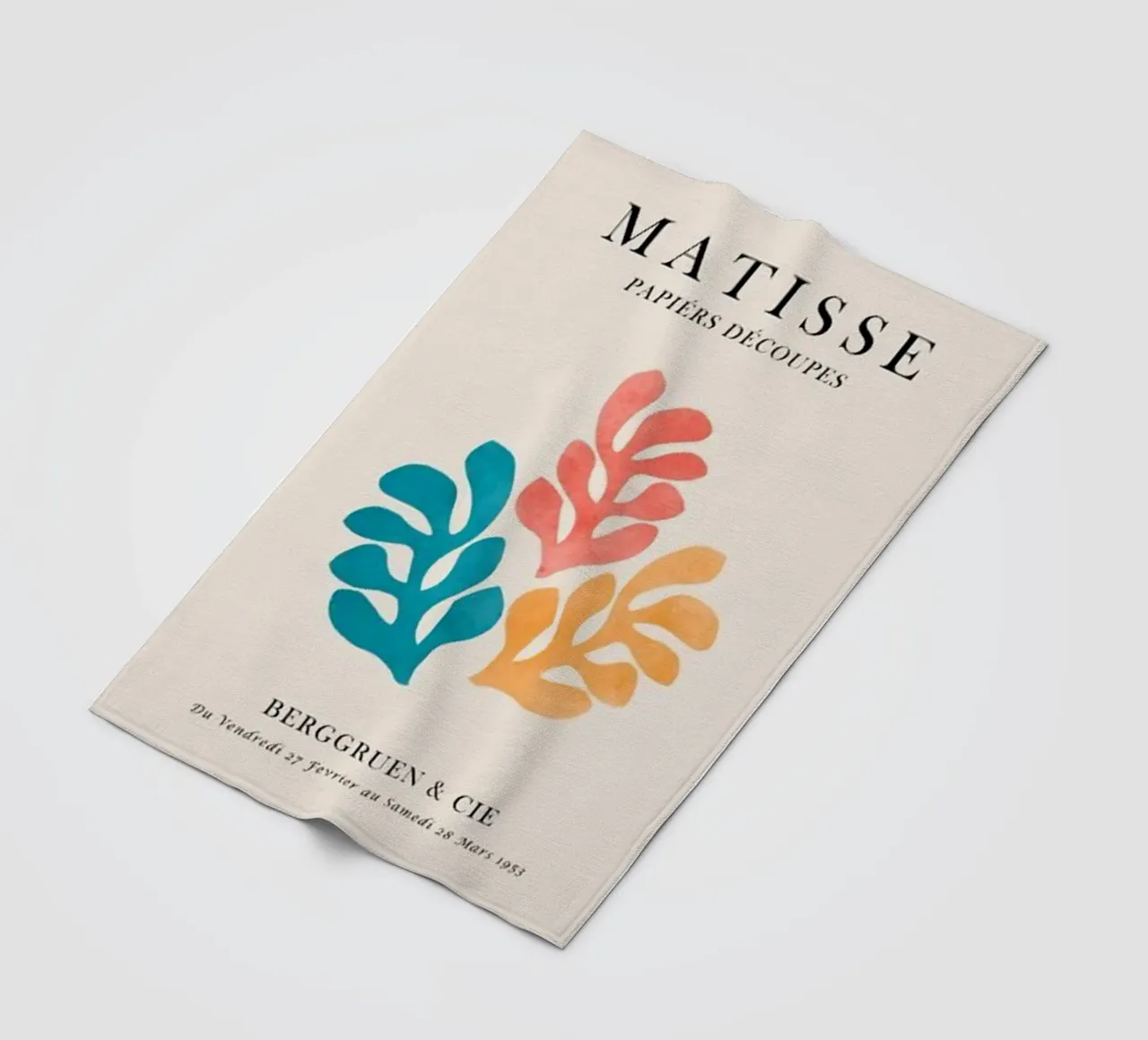 alghe colorate henri matisse coperta in pile da walker shop