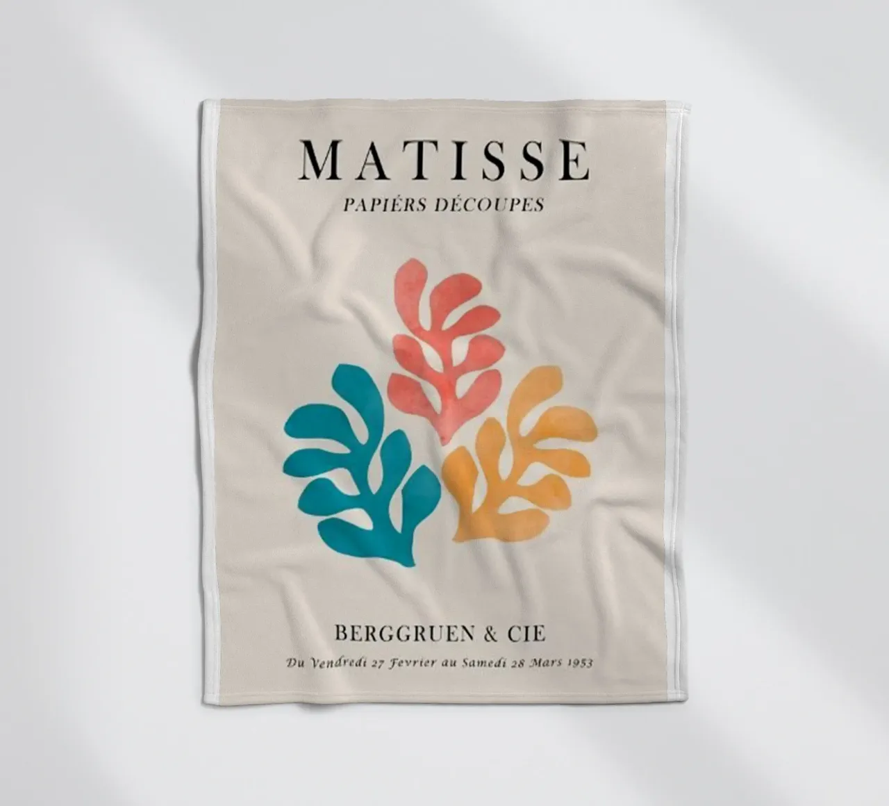 alghe colorate henri matisse coperta in pile da walker shop
