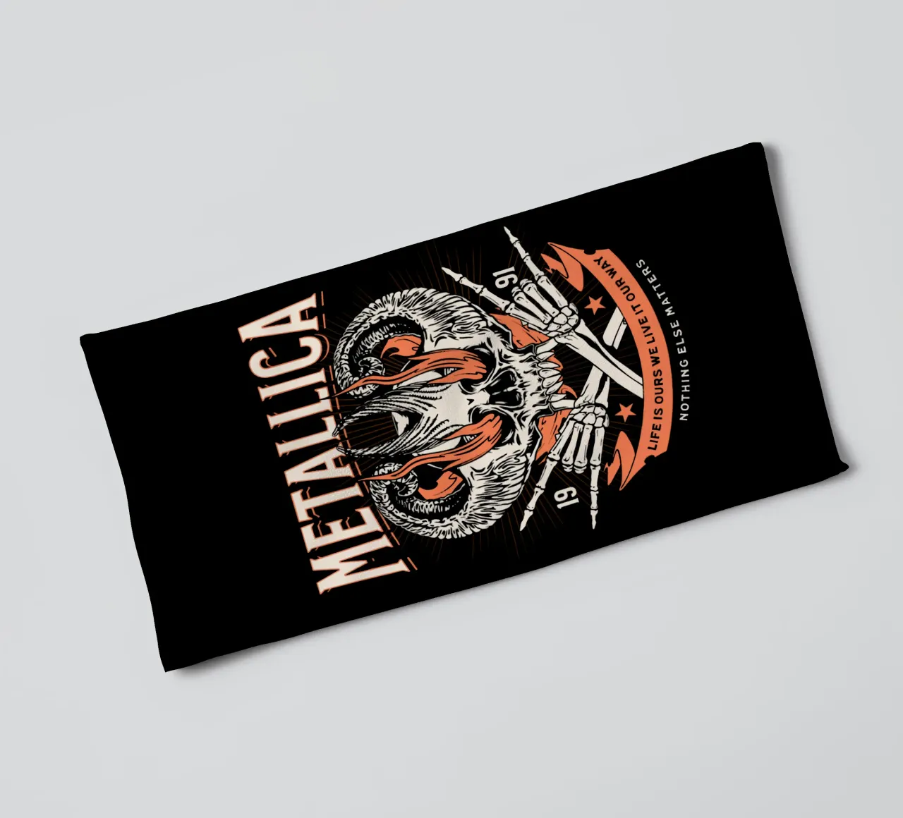 Life is ours we live it our way towel by Gunawan Rb