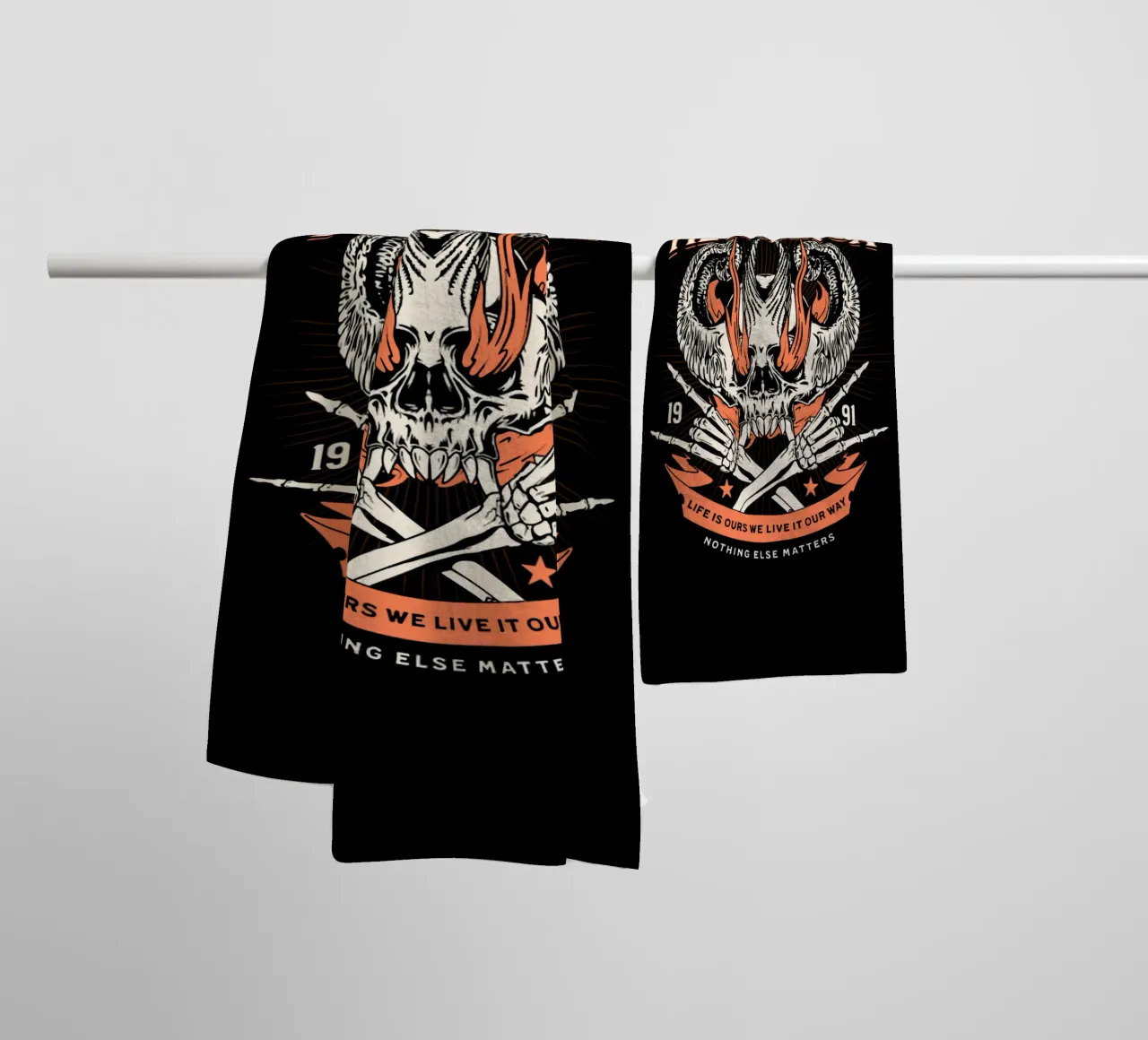 Life is ours we live it our way towel by Gunawan Rb