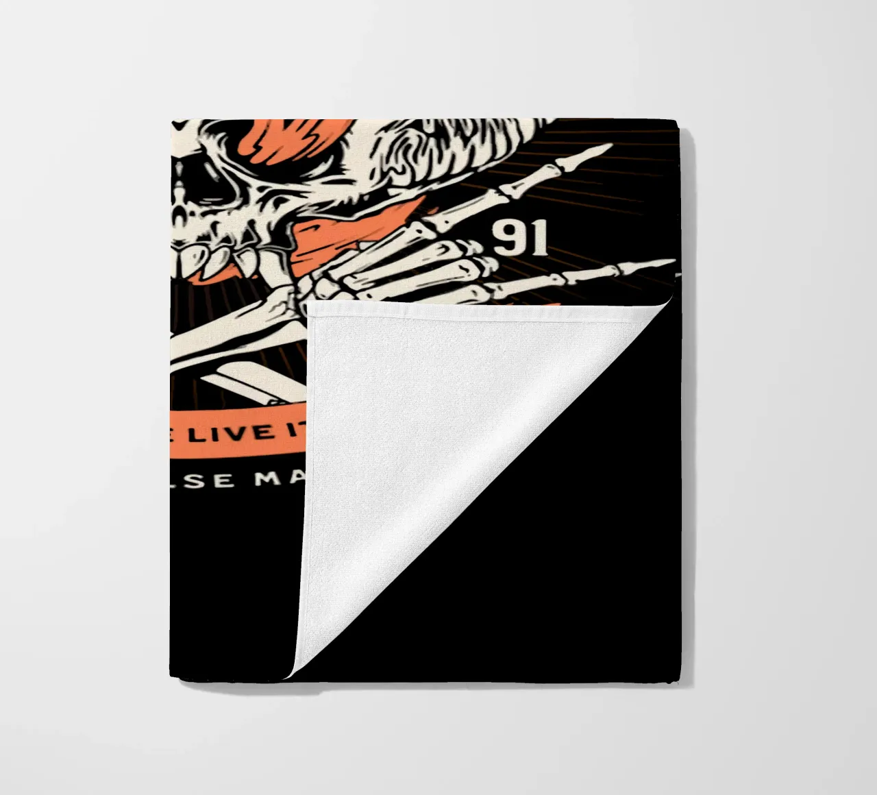 Het leven is van ons we leven het op onze manier strandhanddoek van Gunawan Rb