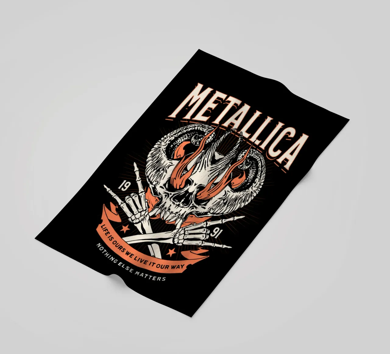 Het leven is van ons we leven het op onze manier strandhanddoek van Gunawan Rb