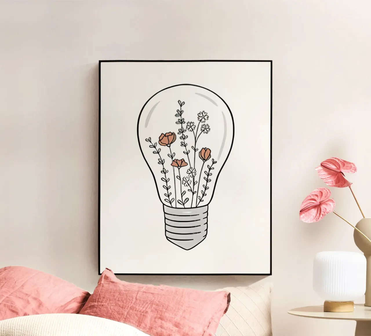 Freschezza nella lampada plexiglass da furrrstore