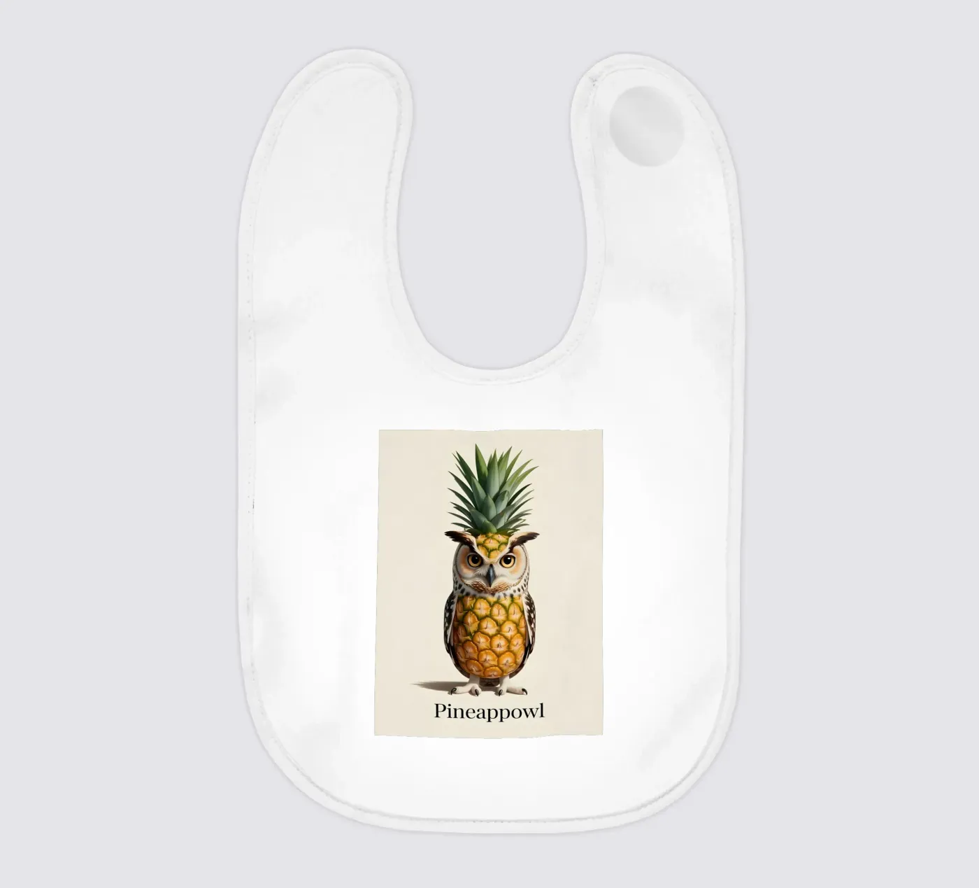 Pineappowl baby bib by uniqe world
