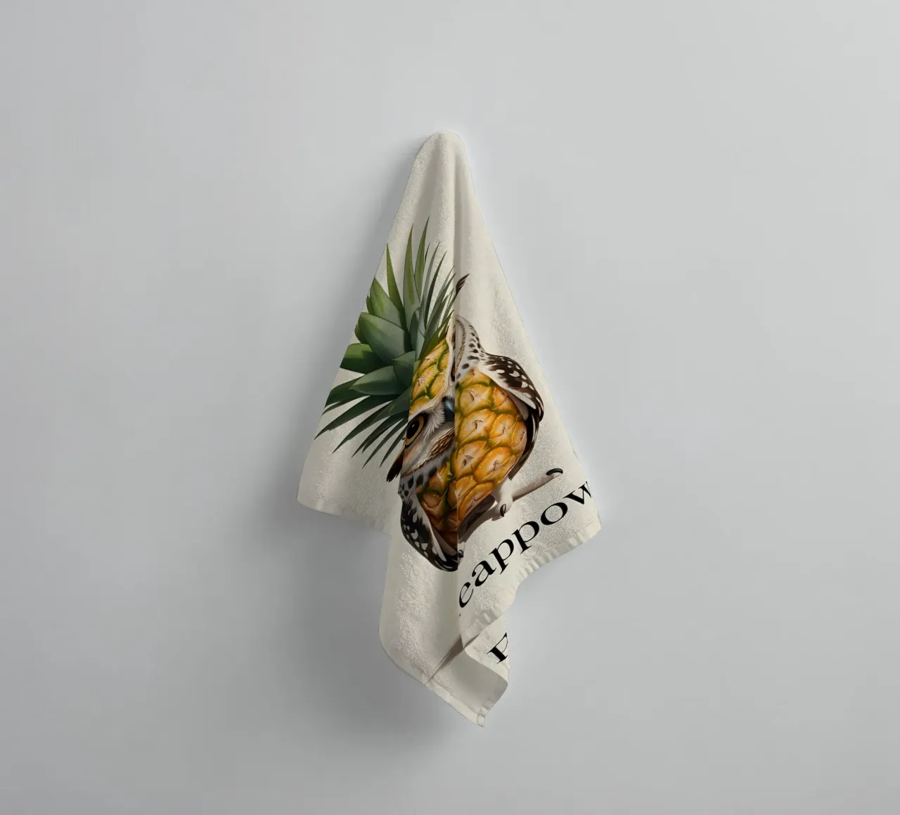 Pineappowl towel by uniqe world
