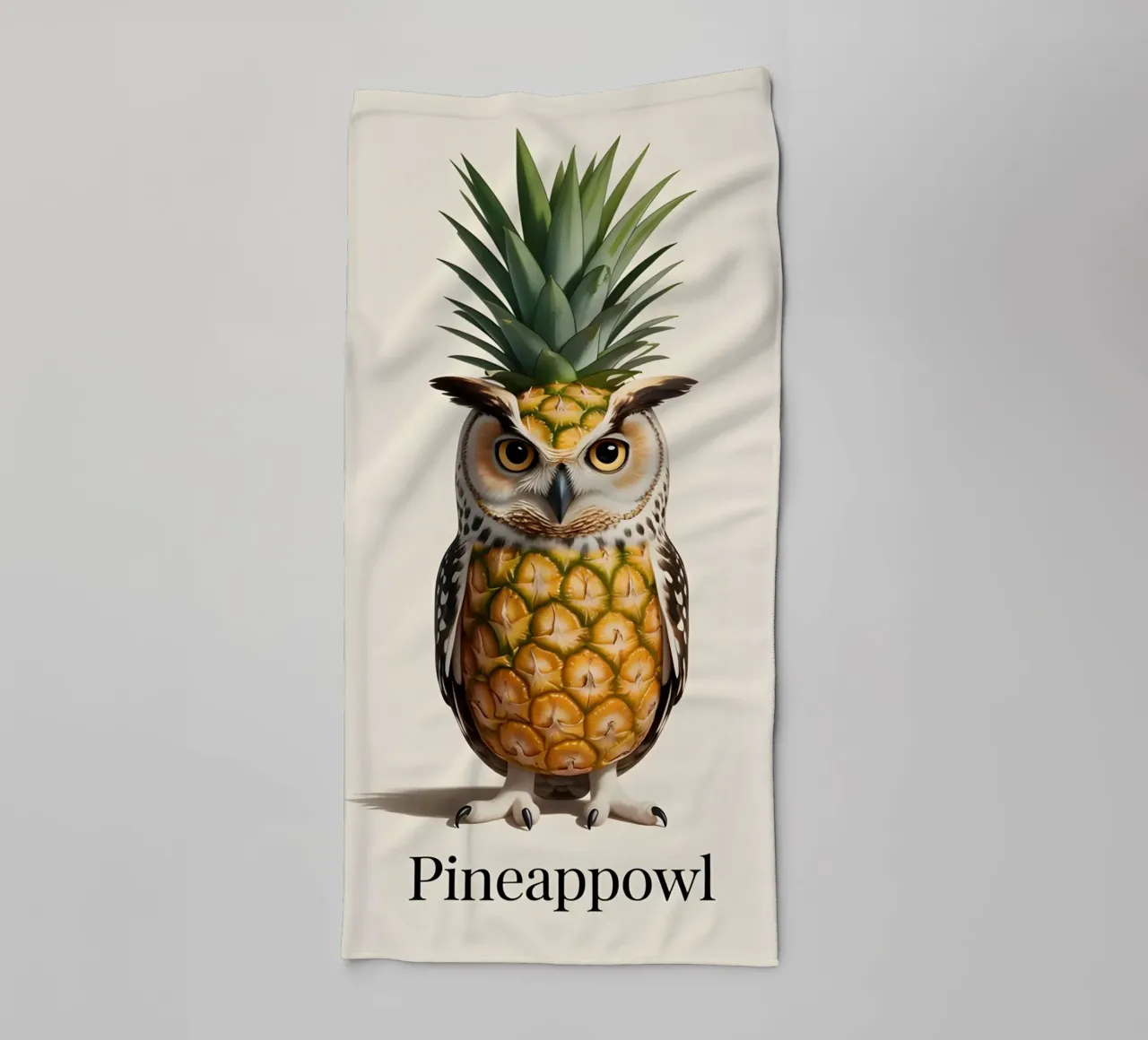 Pineappowl towel by uniqe world