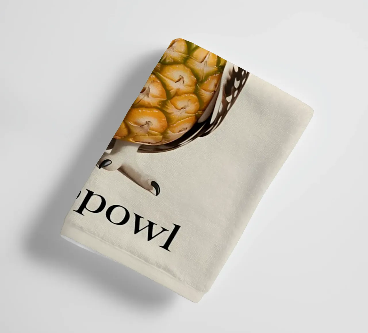 Pineappowl towel by uniqe world
