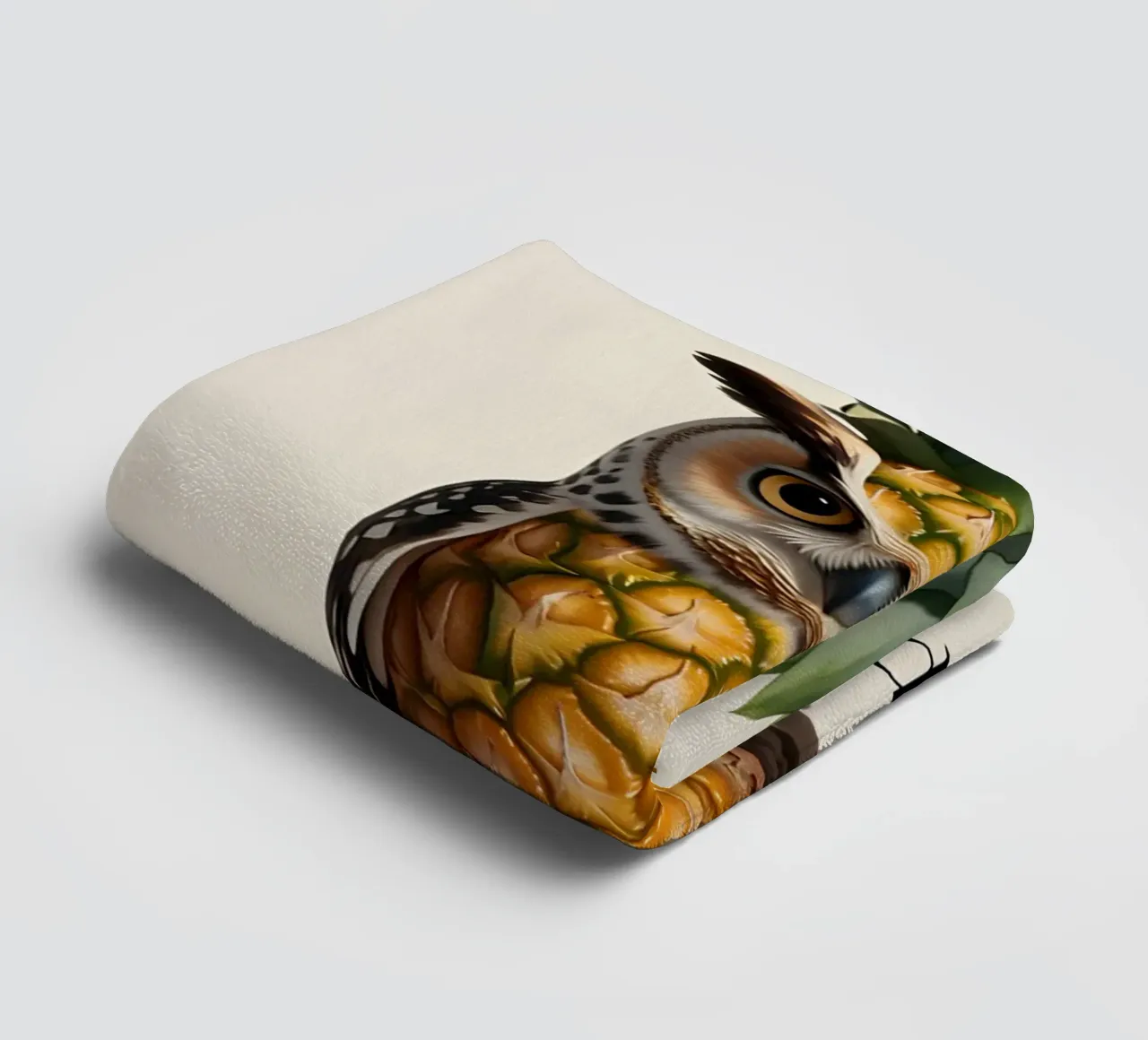 Pineappowl towel by uniqe world
