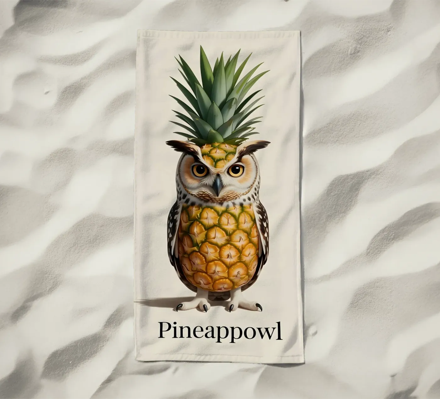 Pineappowl beach towel by uniqe world