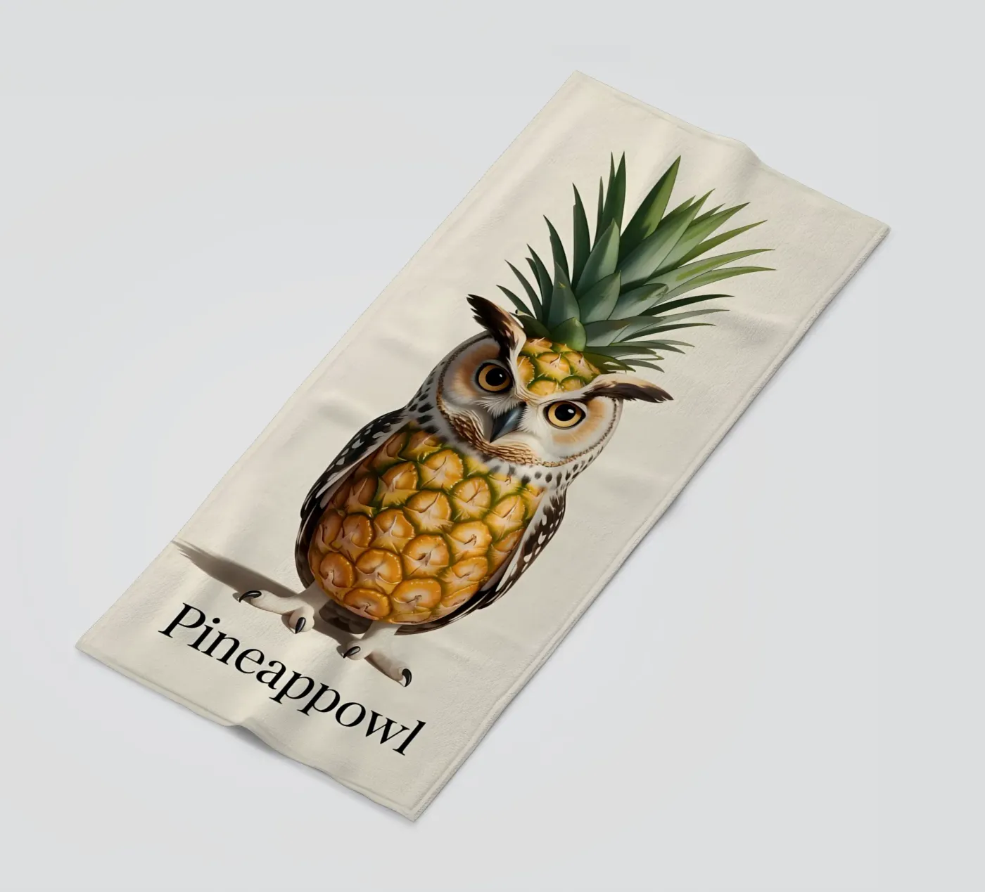 Pineappowl beach towel by uniqe world