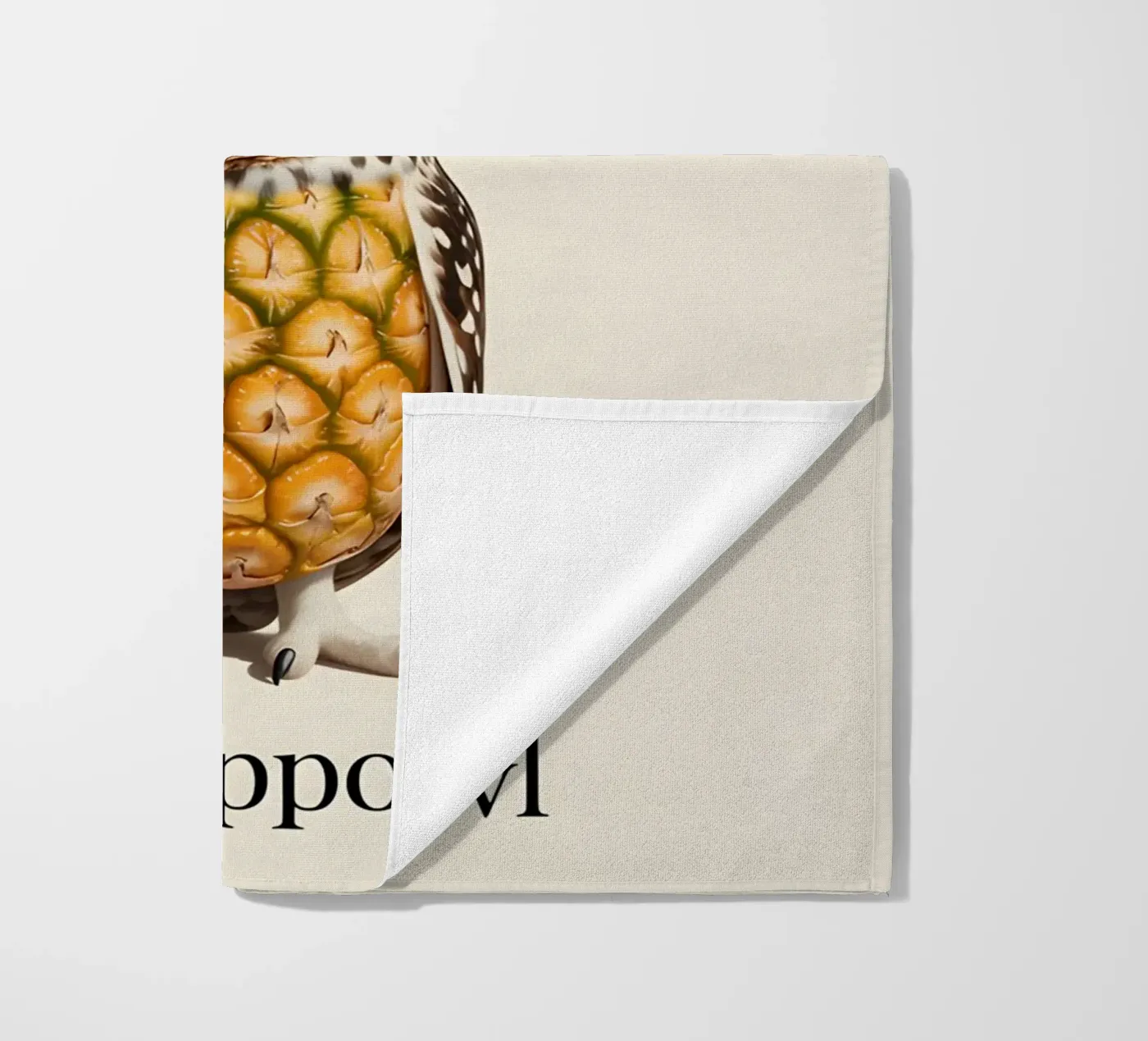 Pineappowl beach towel by uniqe world