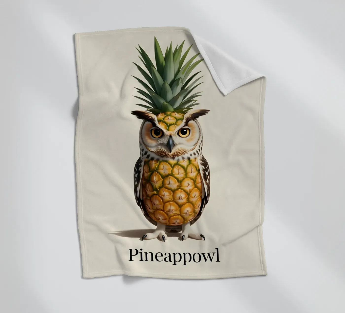 Ananas plaid polaire de uniqe world