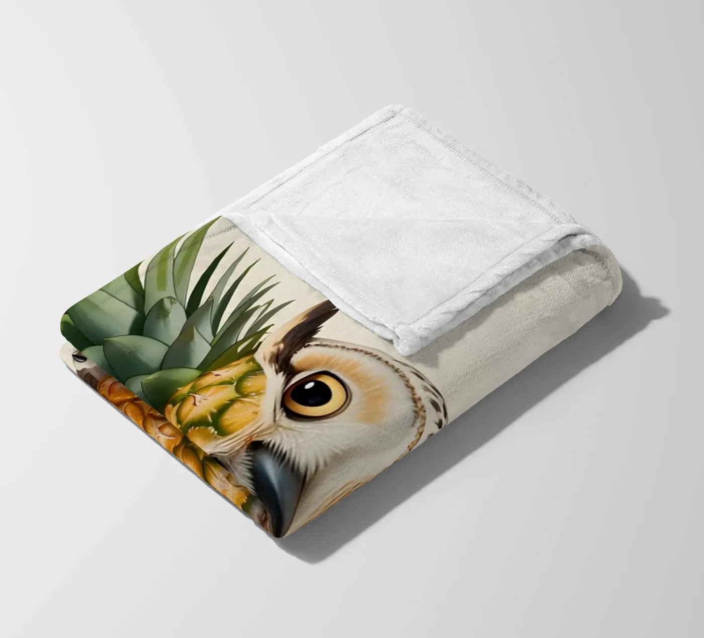 Ananas plaid polaire de uniqe world