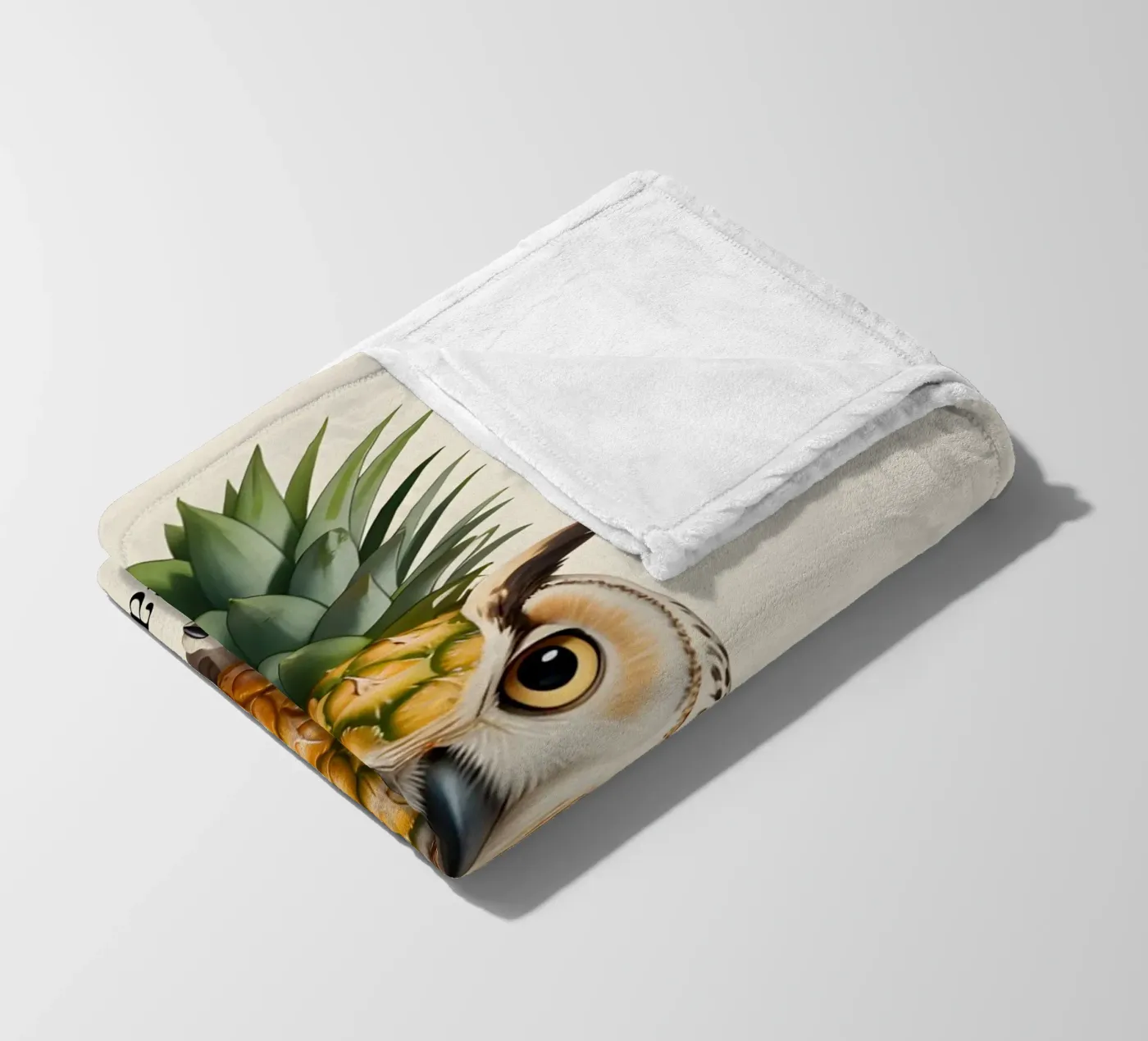 Ananas plaid polaire de uniqe world