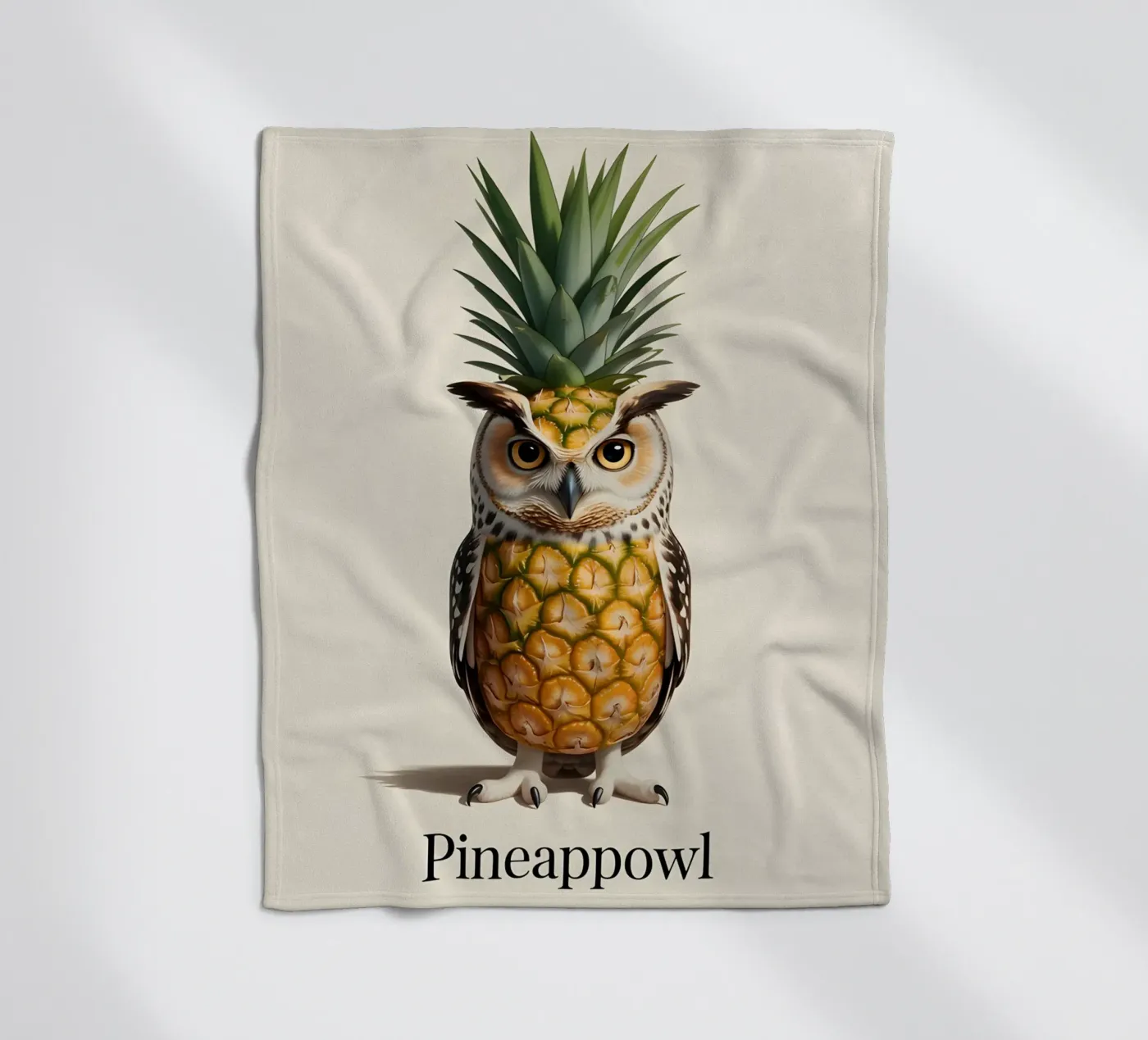 Ananas plaid polaire de uniqe world