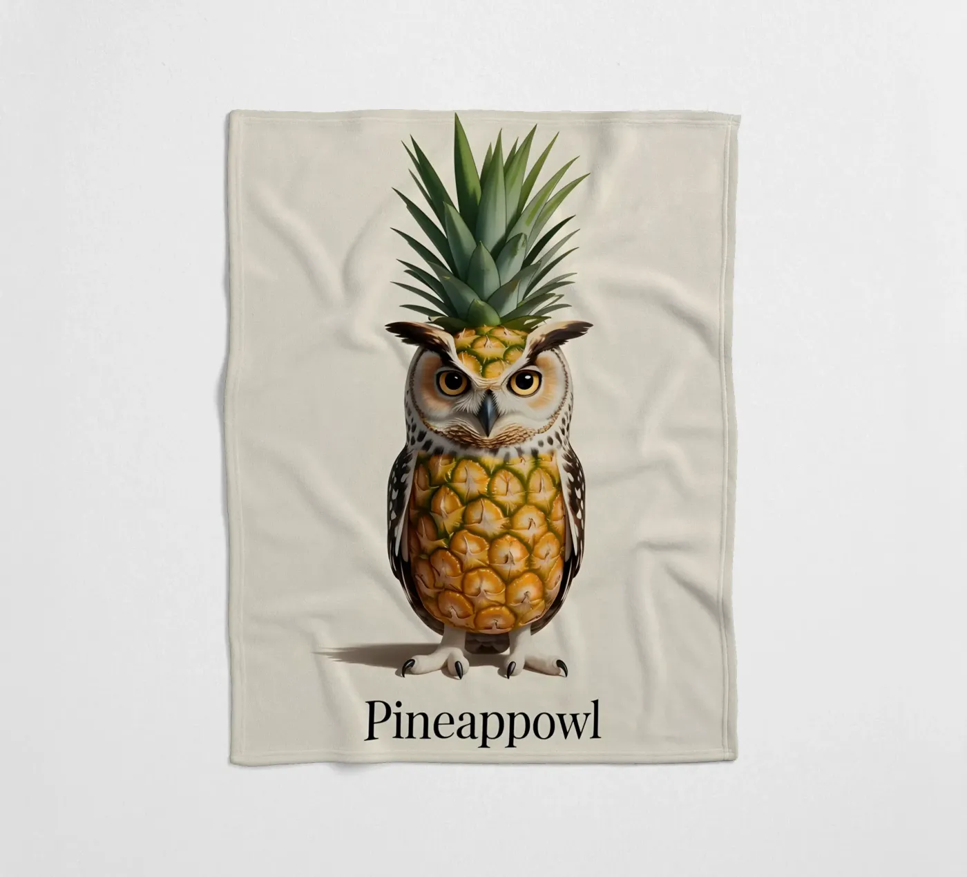 Ananas plaid polaire de uniqe world
