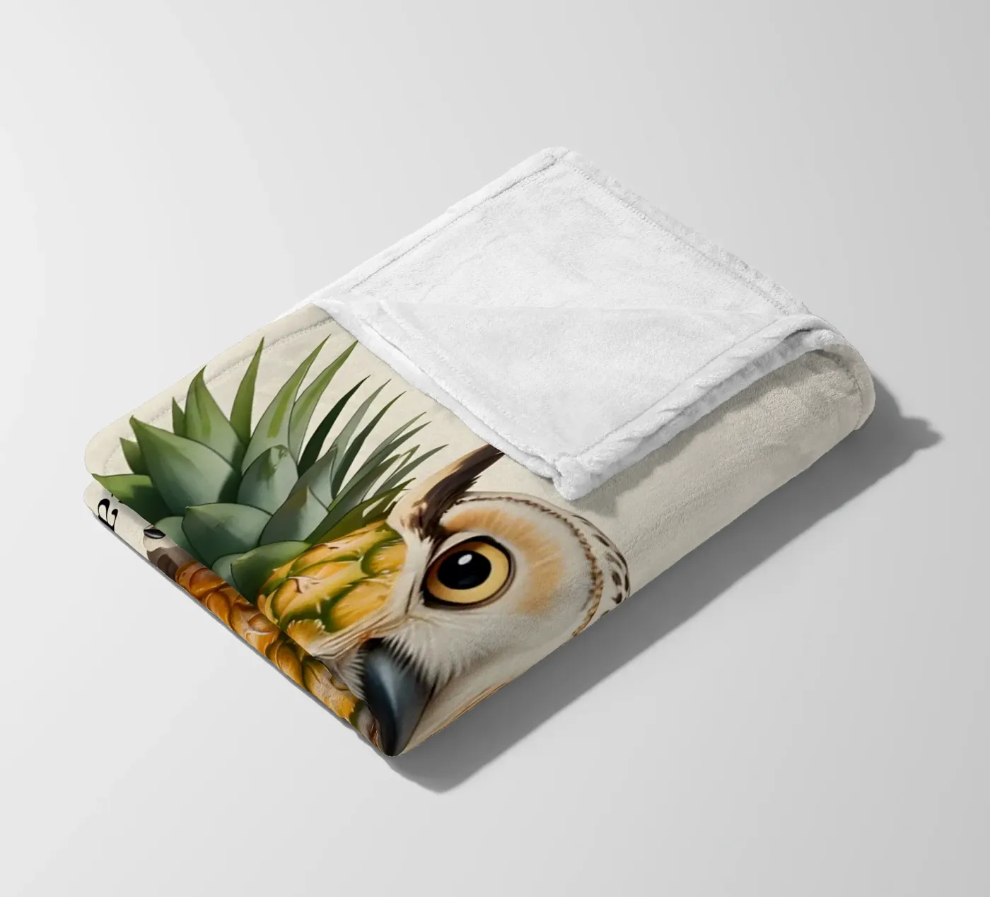 Ananas plaid polaire de uniqe world