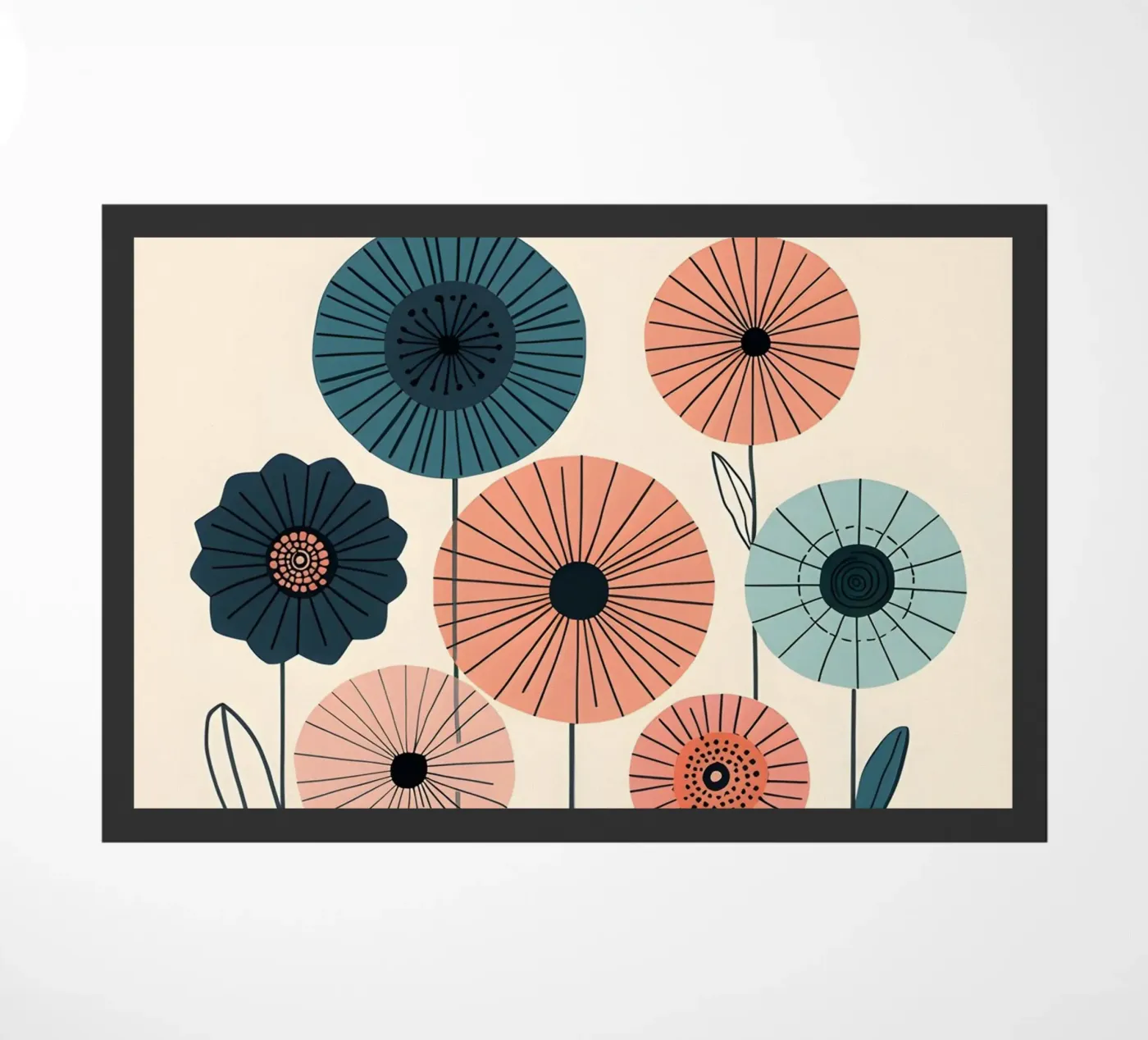Spring flowers doormat by uniqe world