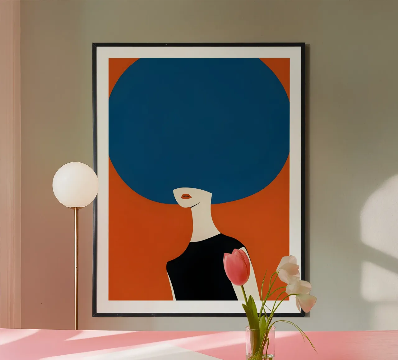 Dame poster van uniqe world