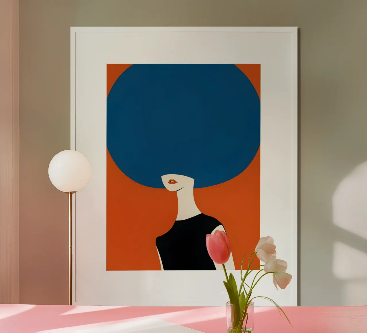 Dame poster van uniqe world