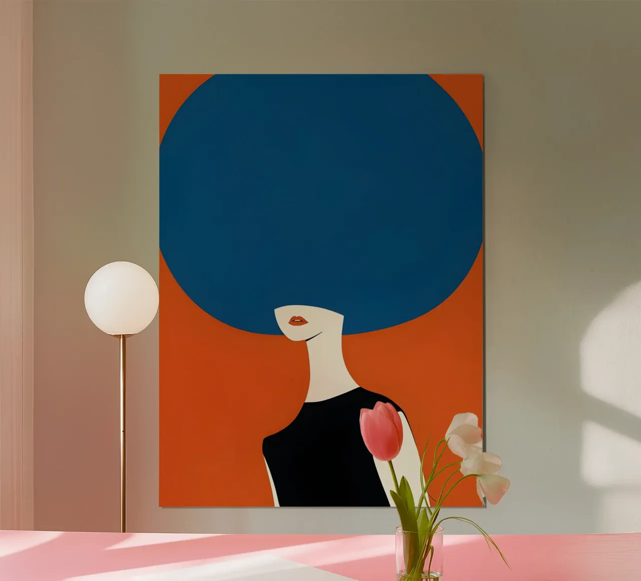 Dame poster van uniqe world