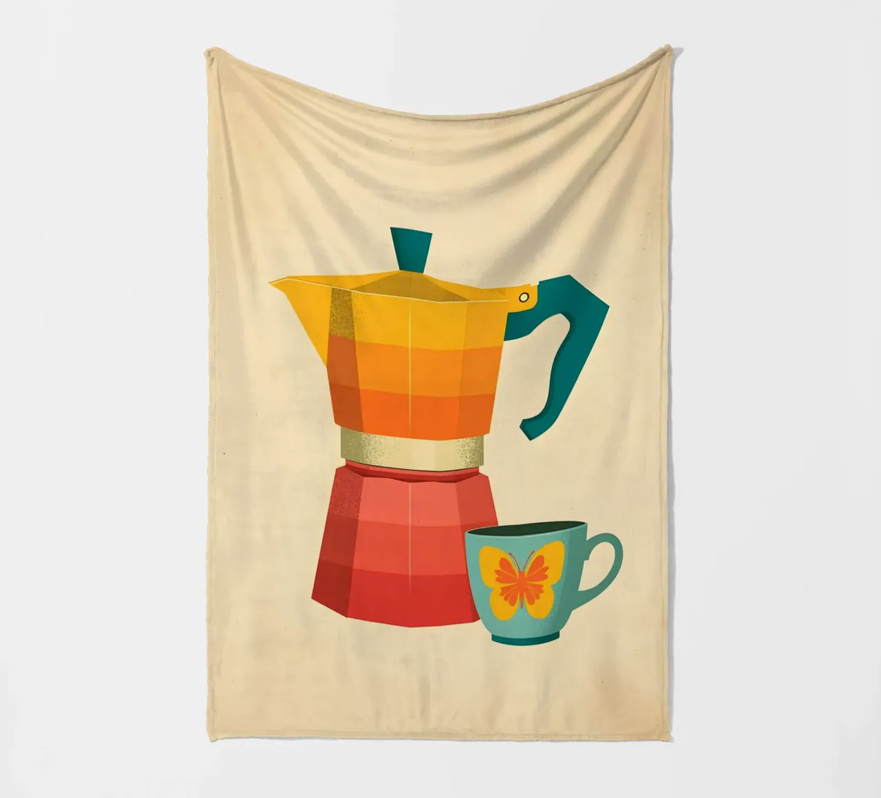 Kaffeepause Fleecedecke von uniqe world