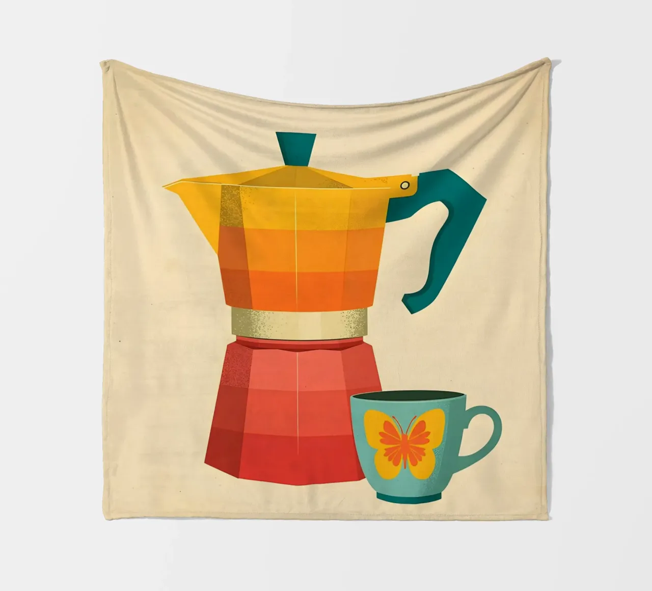 Kaffeepause Fleecedecke von uniqe world