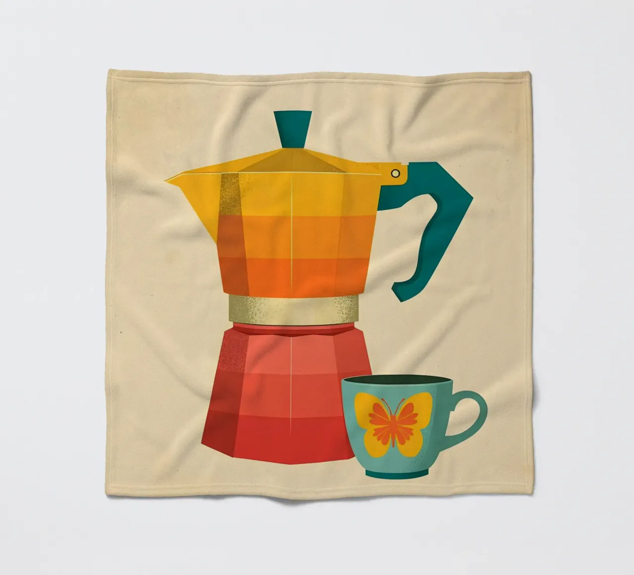 Kaffeepause Fleecedecke von uniqe world