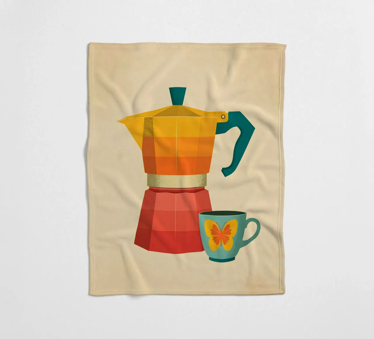 Kaffeepause Fleecedecke von uniqe world