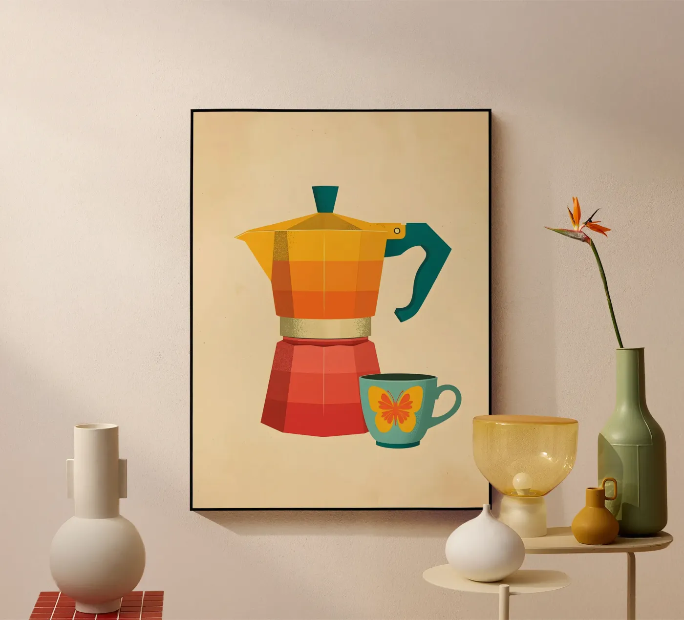 Coffee break acrylic glass by uniqe world