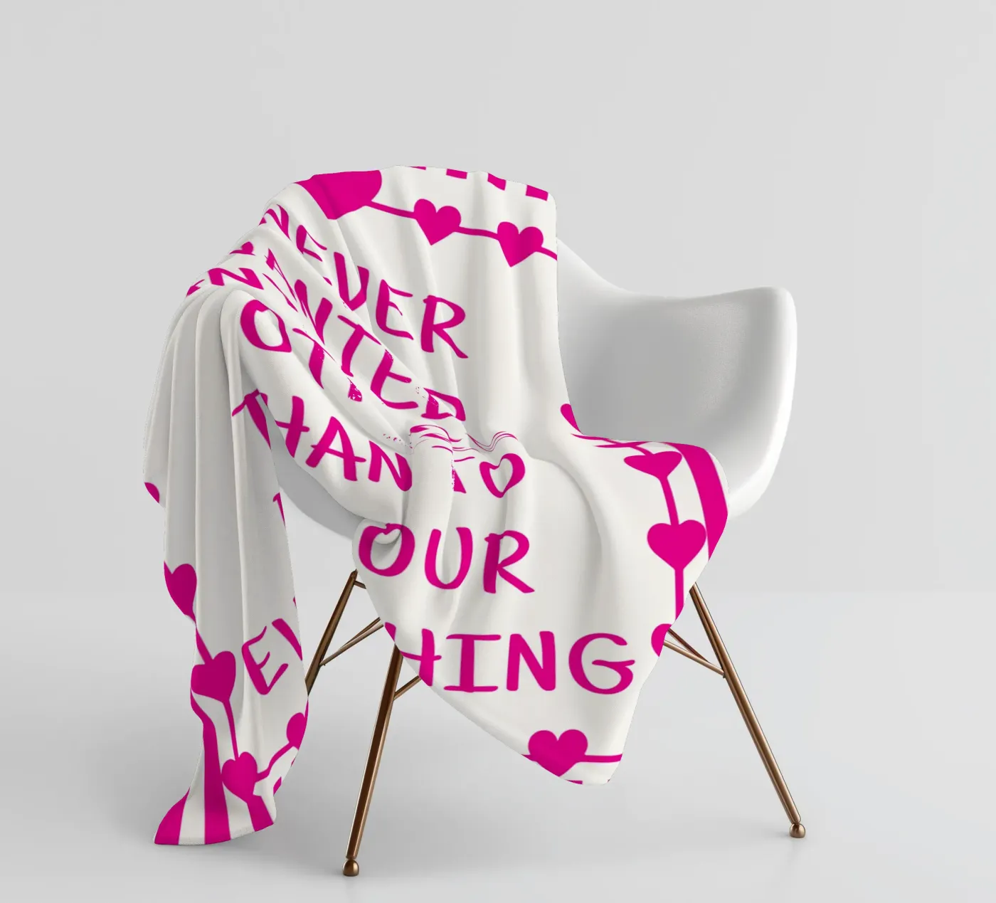 sei dein Ein und Alles Fleecedecke von Shillas