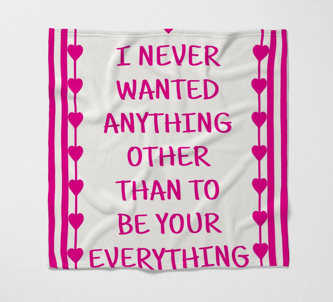 sei dein Ein und Alles Fleecedecke von Shillas