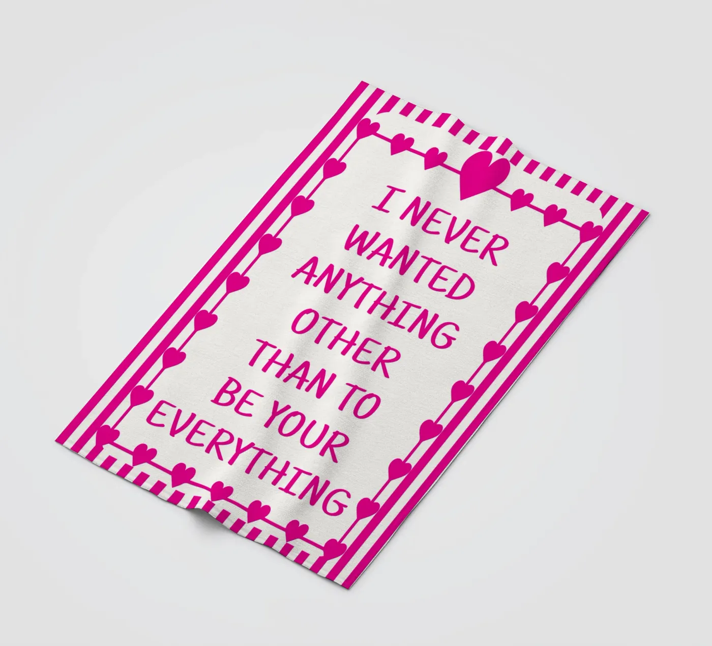 sei dein Ein und Alles Fleecedecke von Shillas