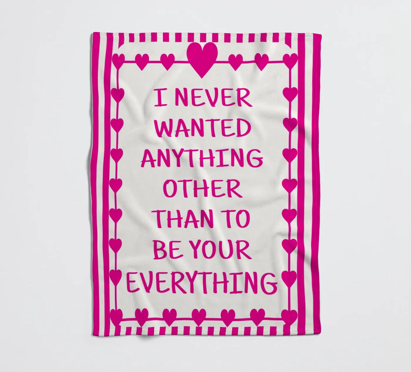 sei dein Ein und Alles Fleecedecke von Shillas