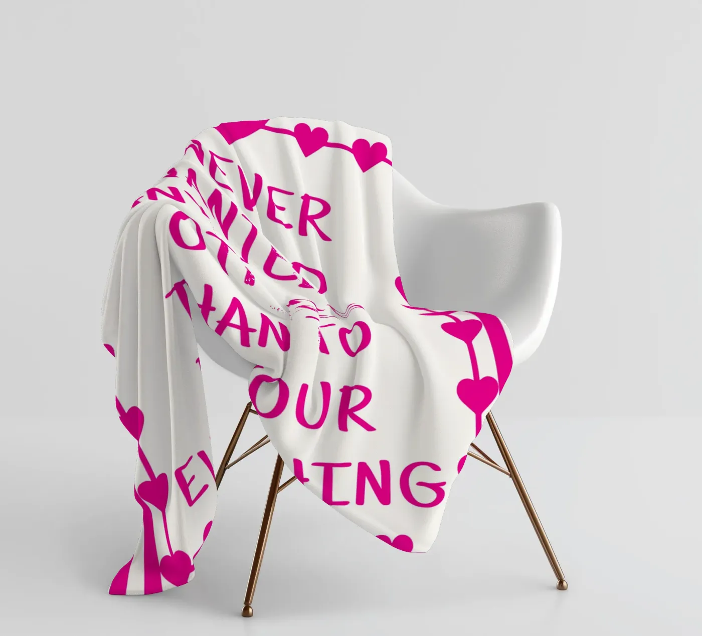 sei dein Ein und Alles Fleecedecke von Shillas