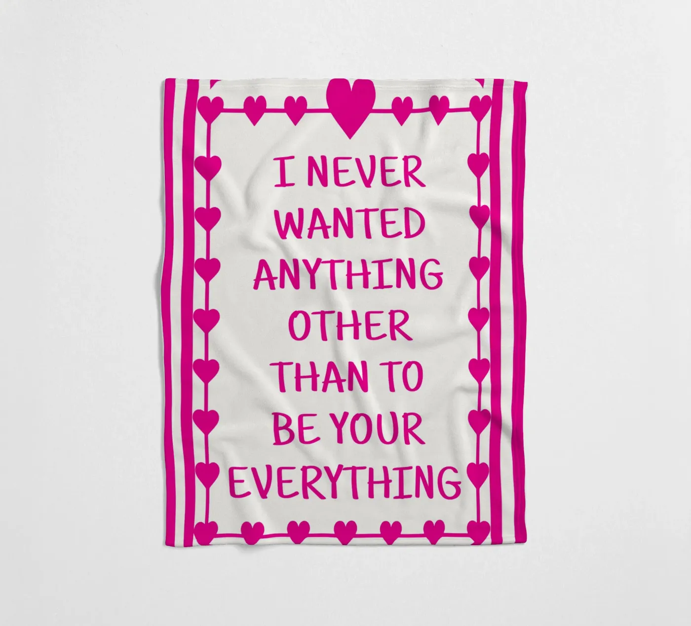 sei dein Ein und Alles Fleecedecke von Shillas