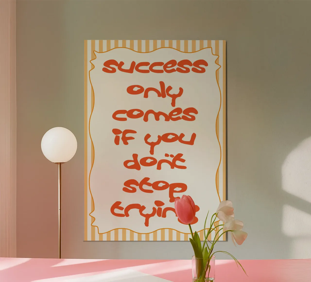 dont stop trying poster da Shillas