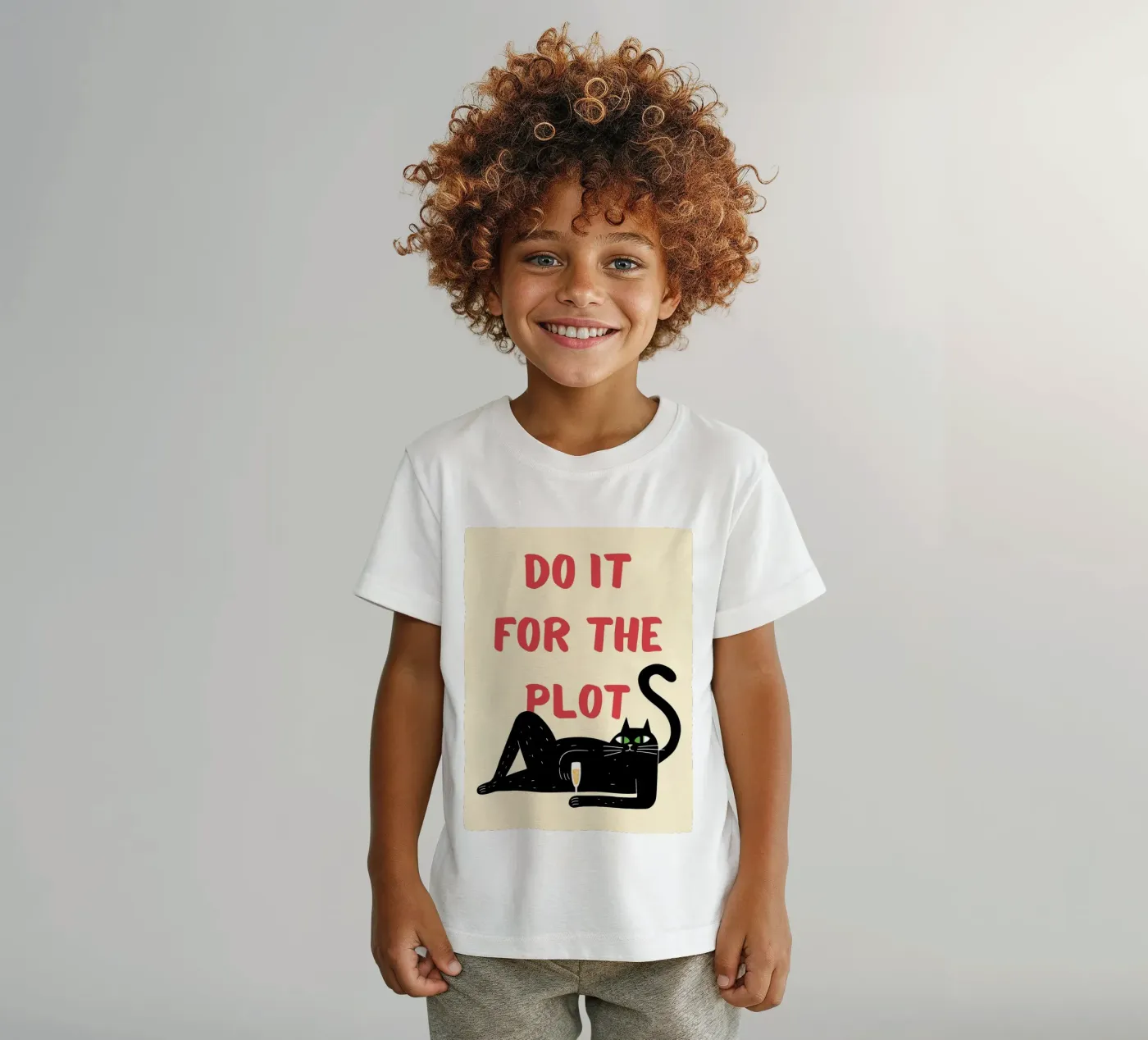 doe het voor de plot kinder t-shirt van Shillas