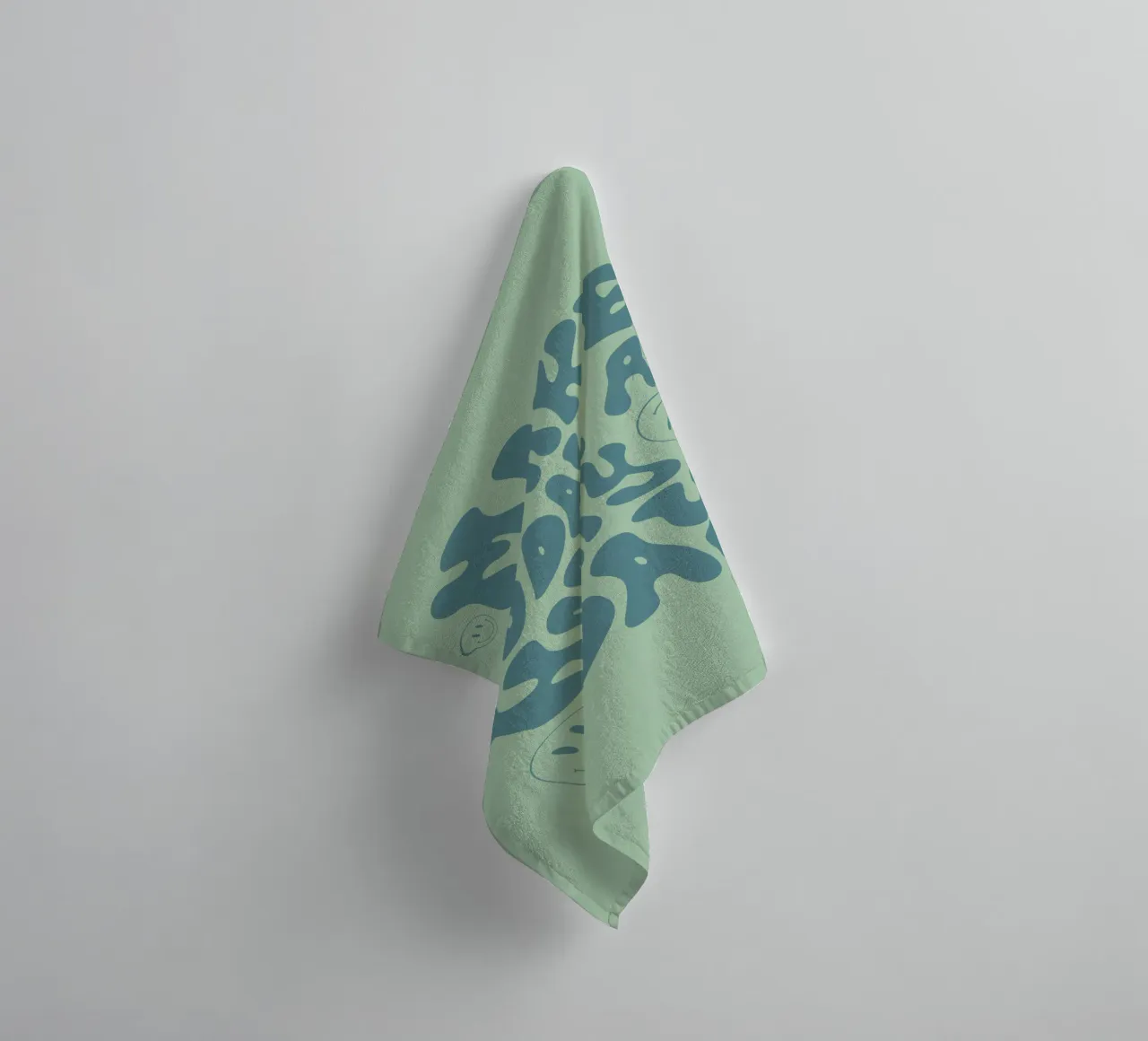 Make Today a Happy day towel by Gunawan Rb
