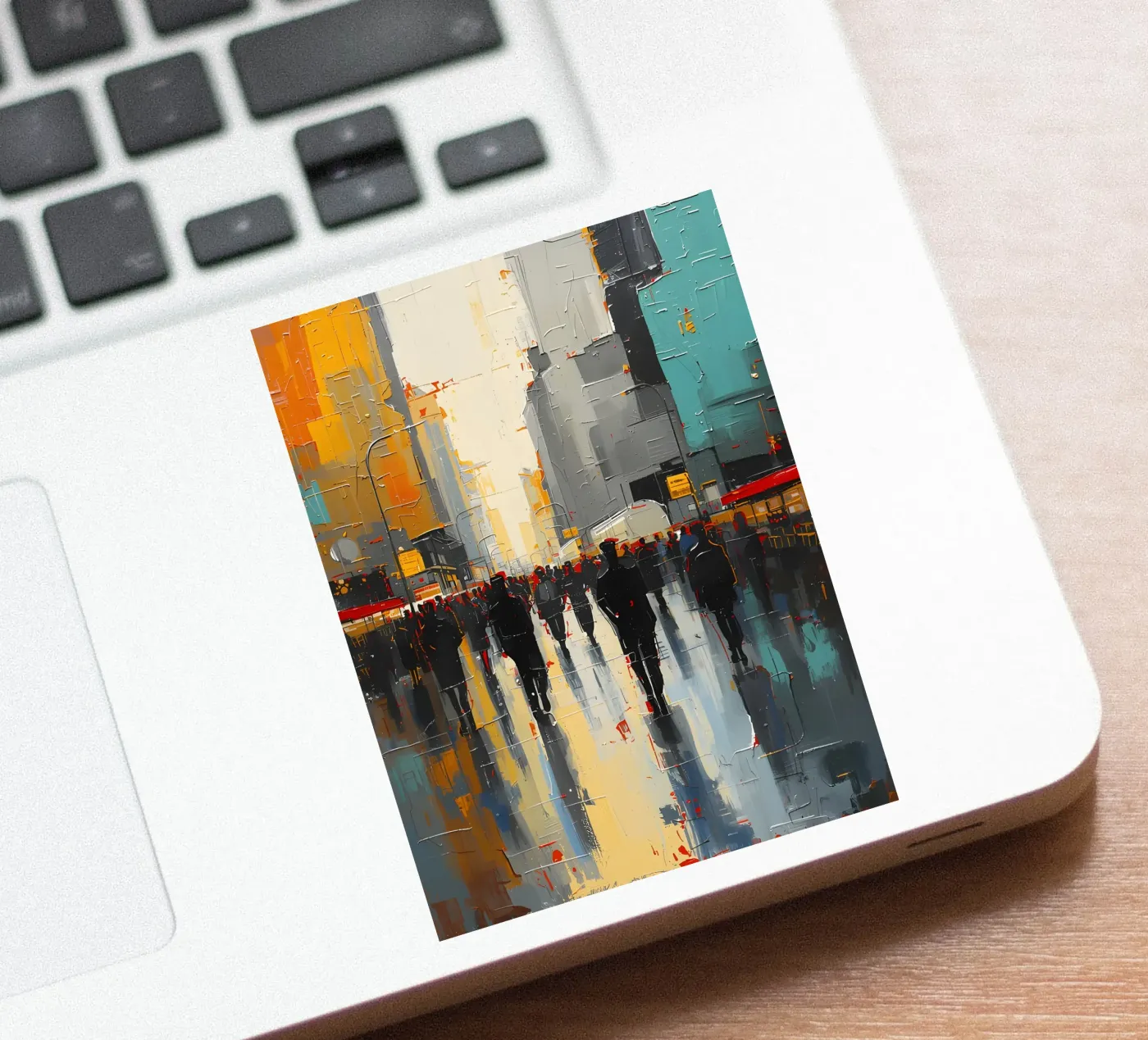 Stadtleben Sticker von uniqe world