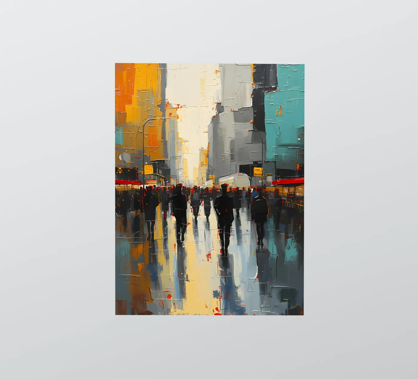 Stadtleben Sticker von uniqe world