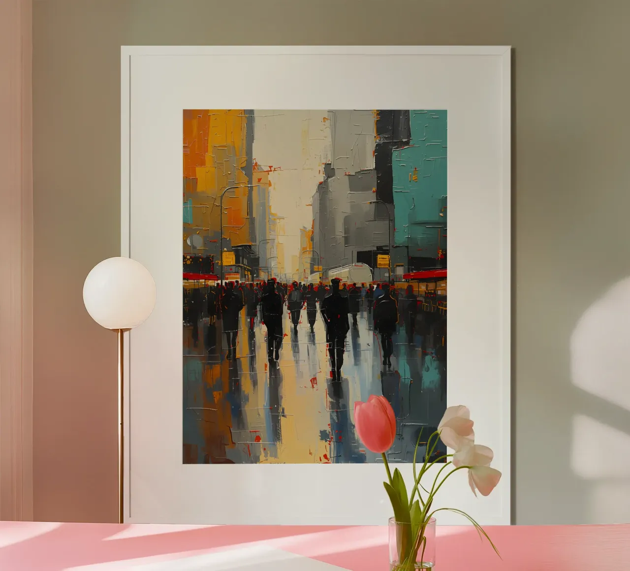 Stadtleben Poster von uniqe world