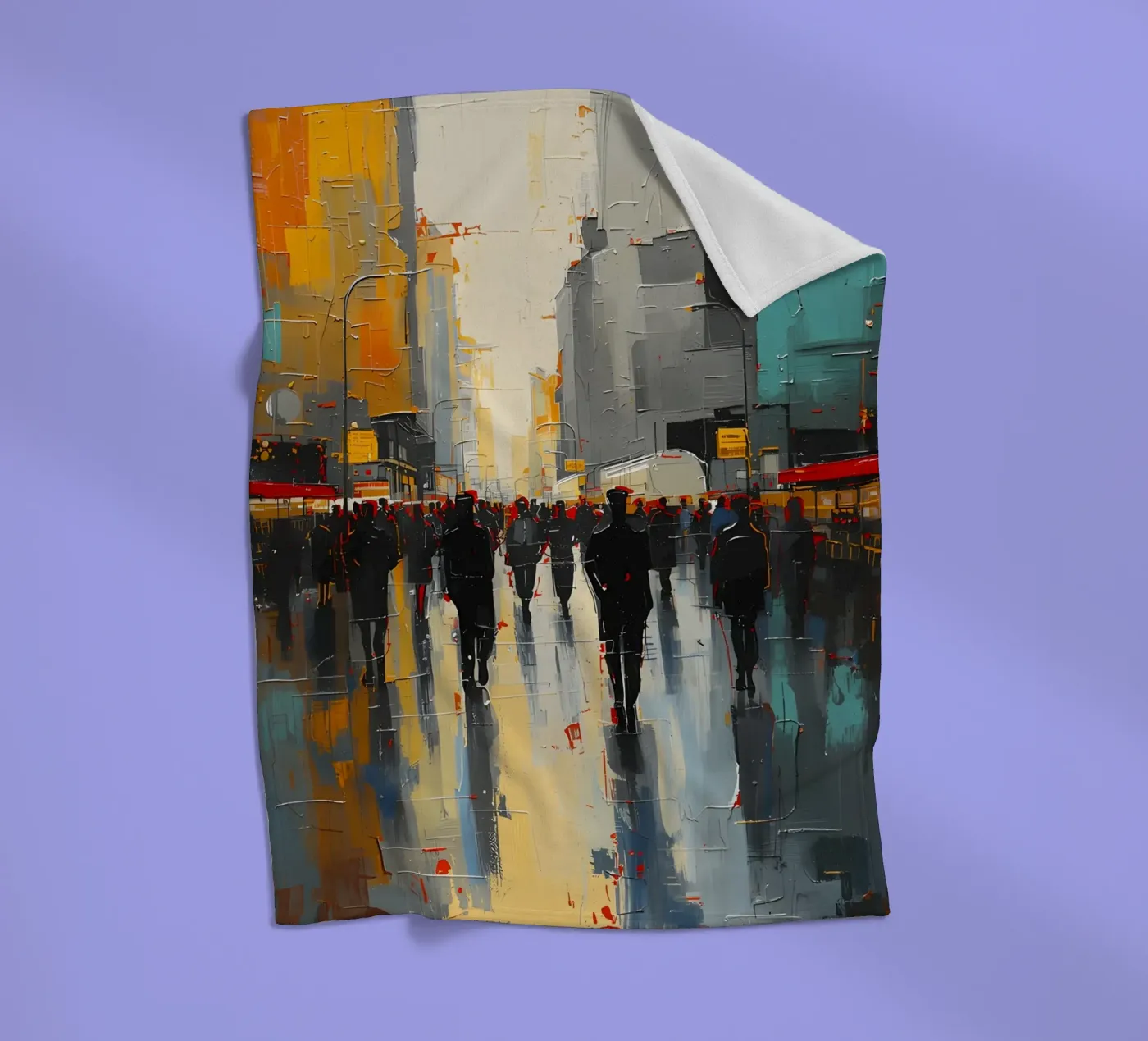 City Life plaid polaire de uniqe world