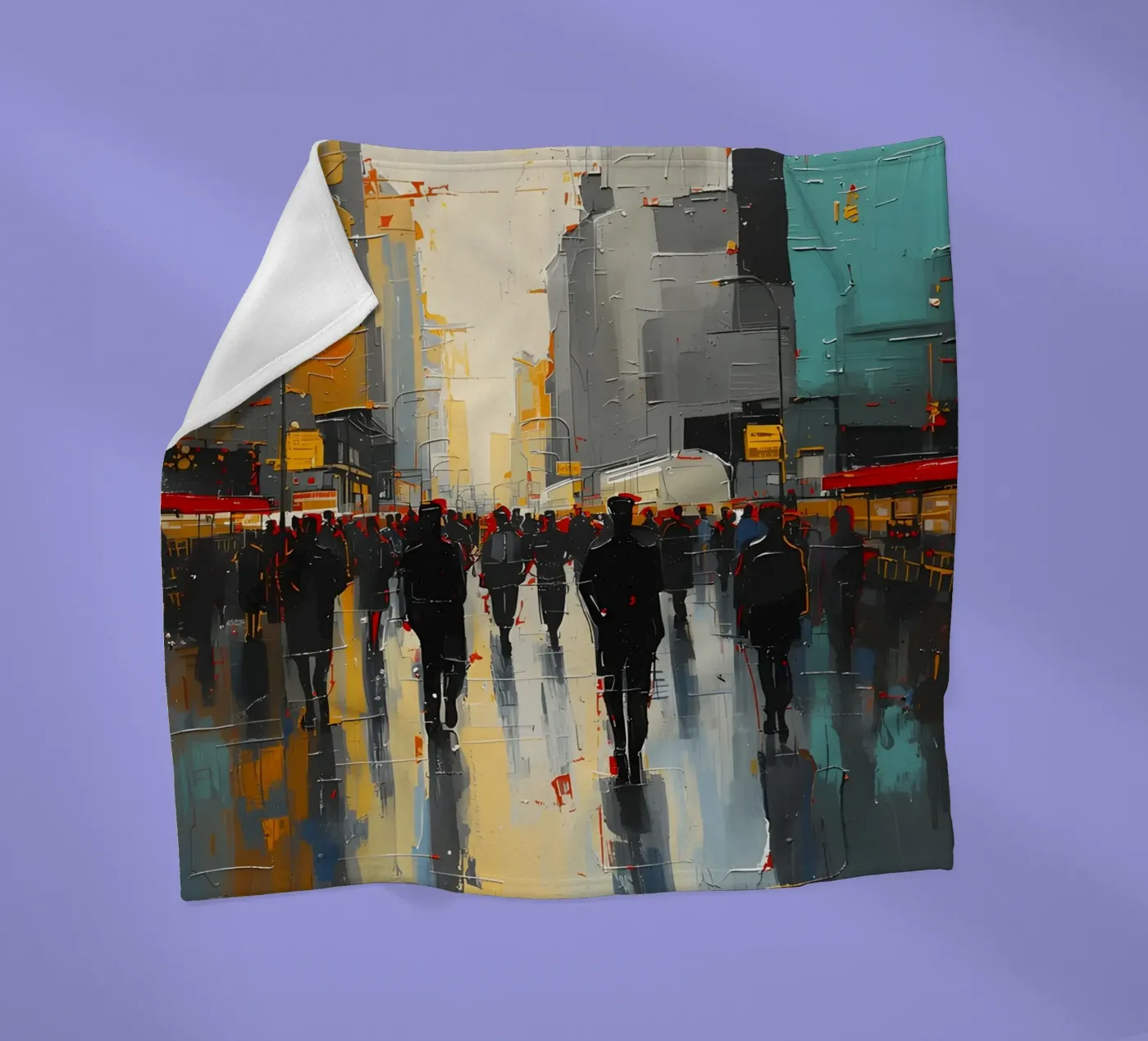 City Life plaid polaire de uniqe world