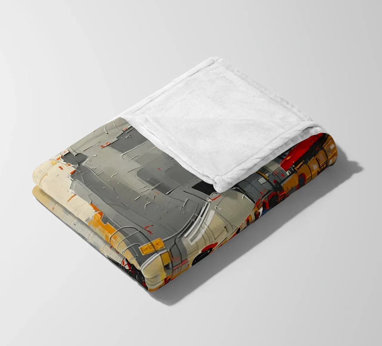 La vie en ville plaid polaire de uniqe world