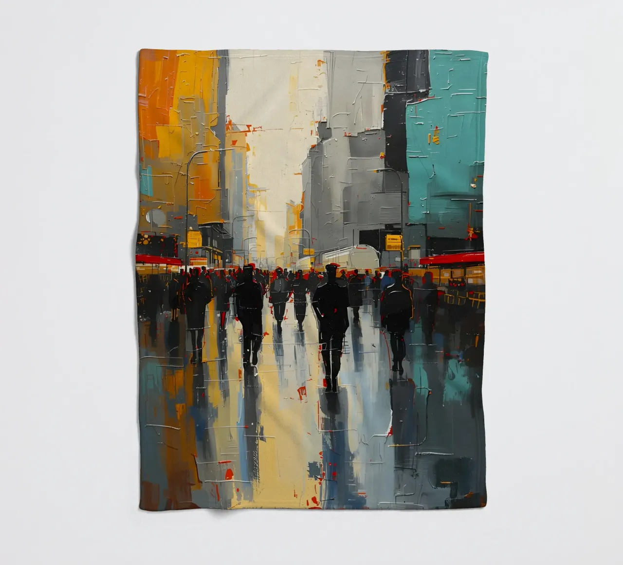 Stadtleben Fleecedecke von uniqe world