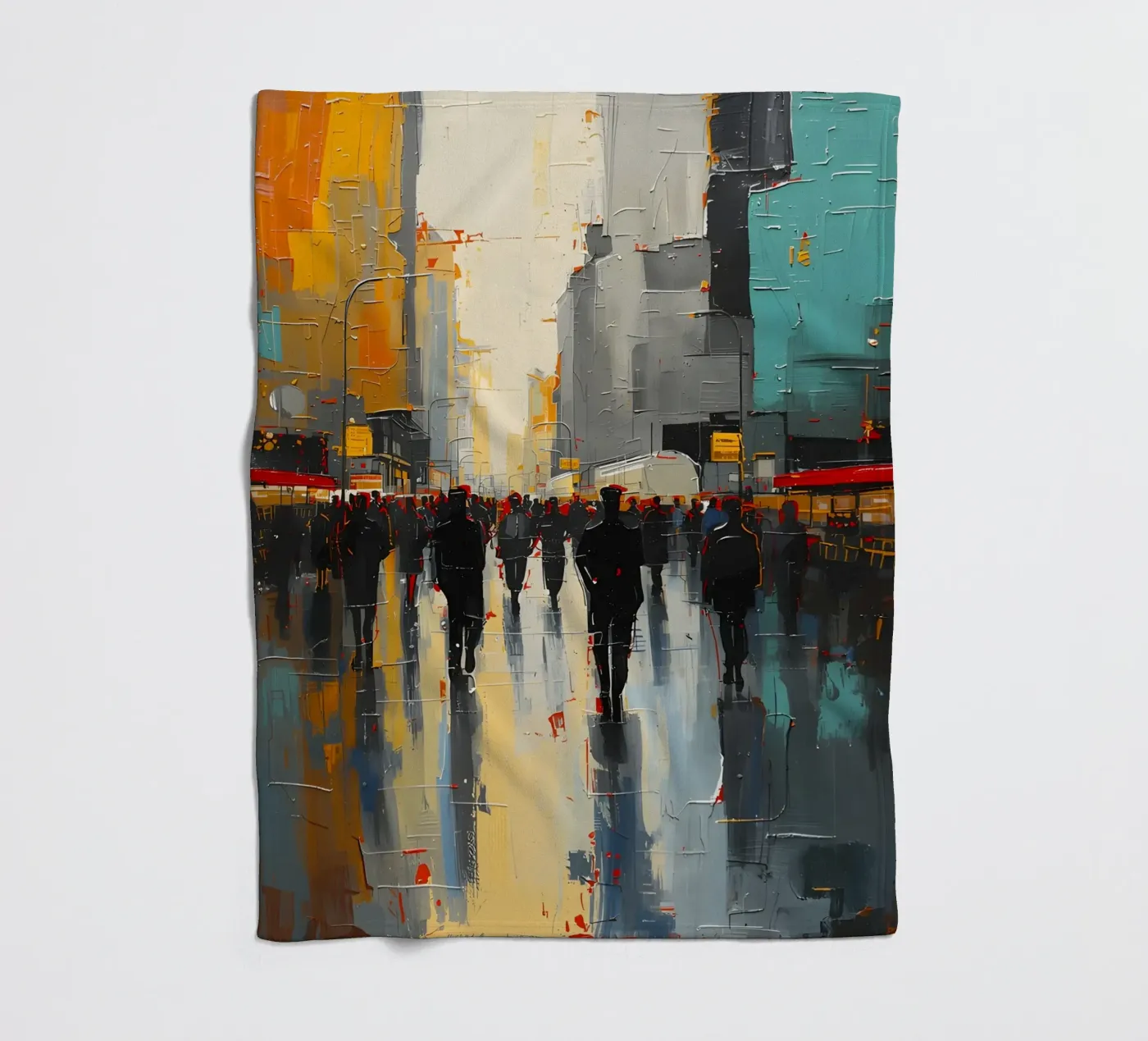 City Life plaid polaire de uniqe world