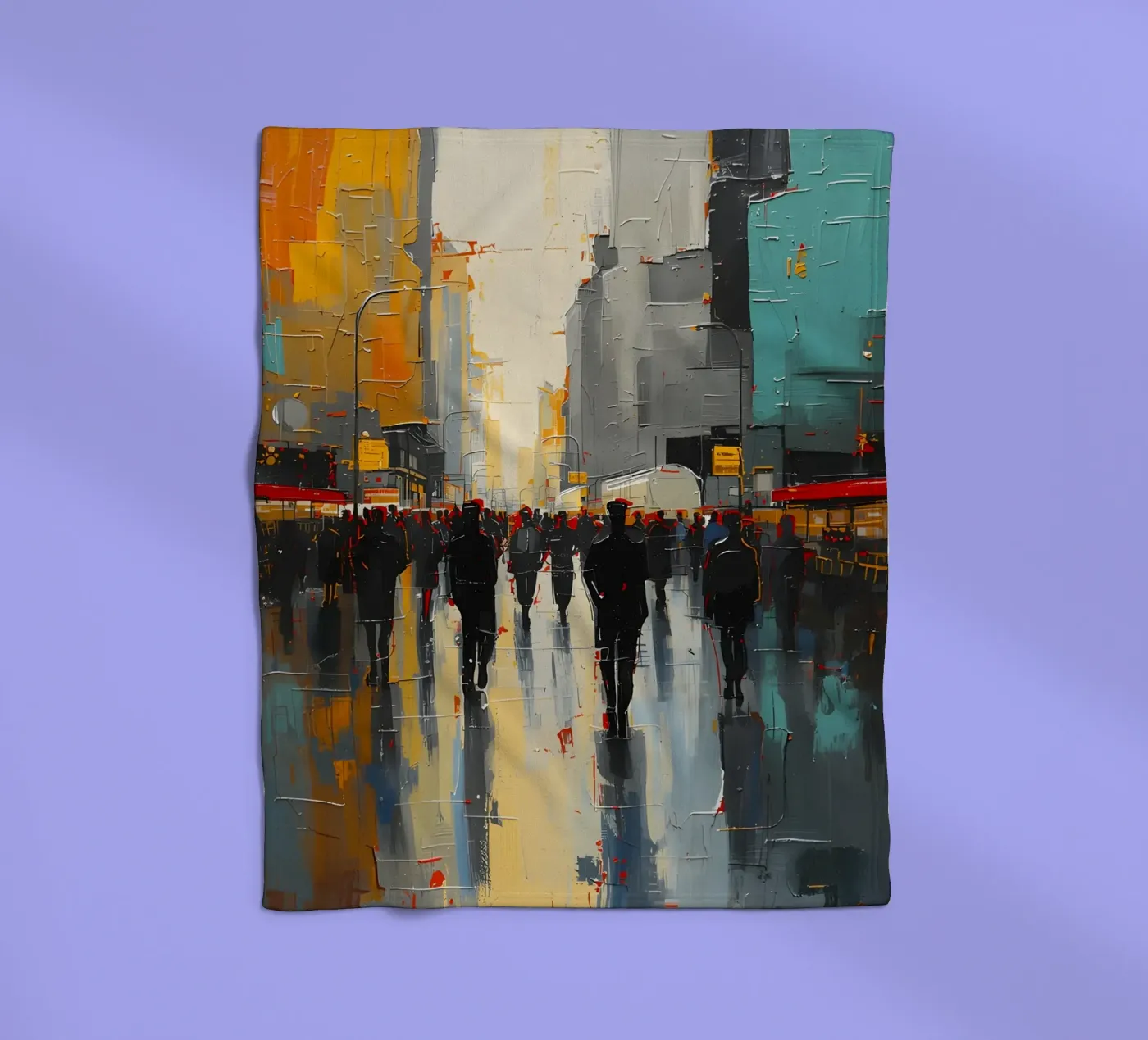 City Life plaid polaire de uniqe world