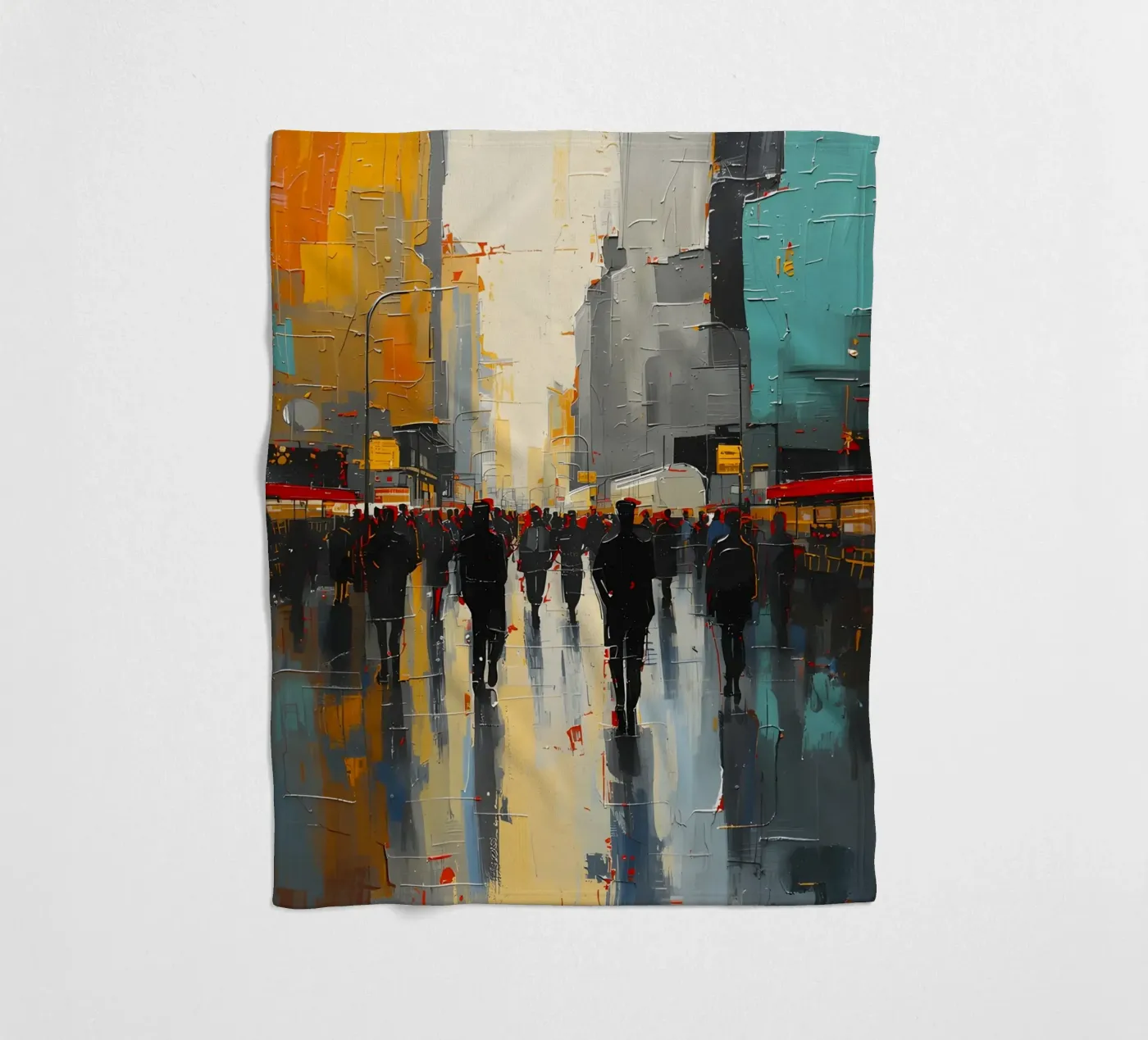 City Life plaid polaire de uniqe world