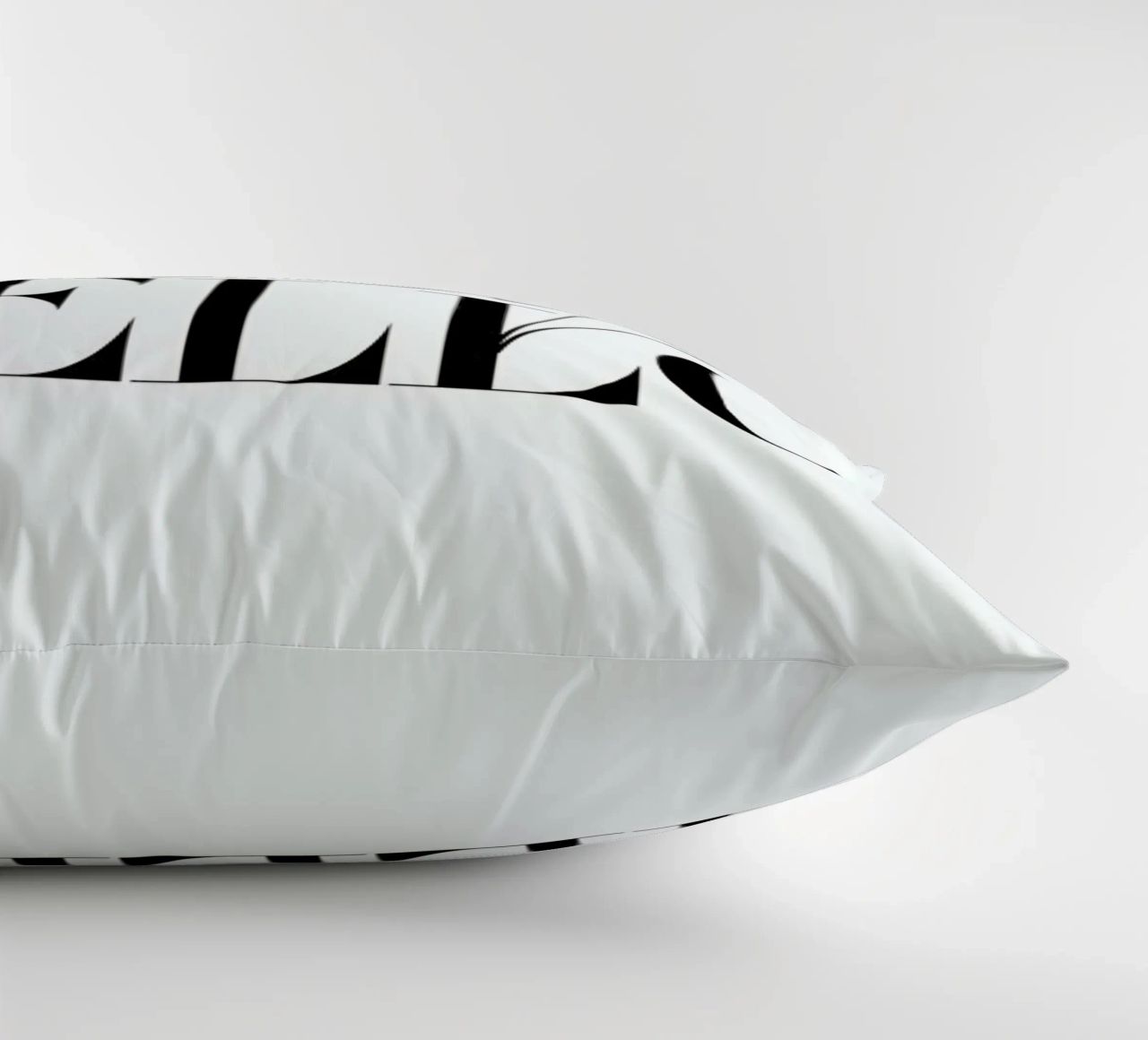 Why Hello Black and white Typography Quote cuscino da Honeymoon Hotel